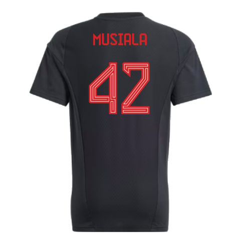 2023-2024 Bayern Munich Core Tee (Black) - Kids (Musiala 42)