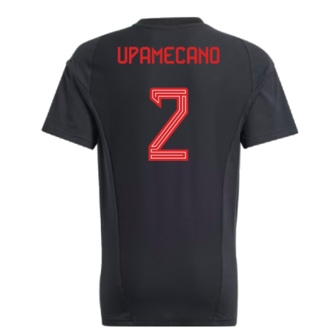 2023-2024 Bayern Munich Core Tee (Black) - Kids (Upamecano 2)