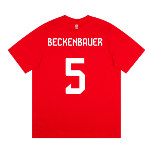 2023-2024 Bayern Munich DNA Tee (Red) (Beckenbauer 5)