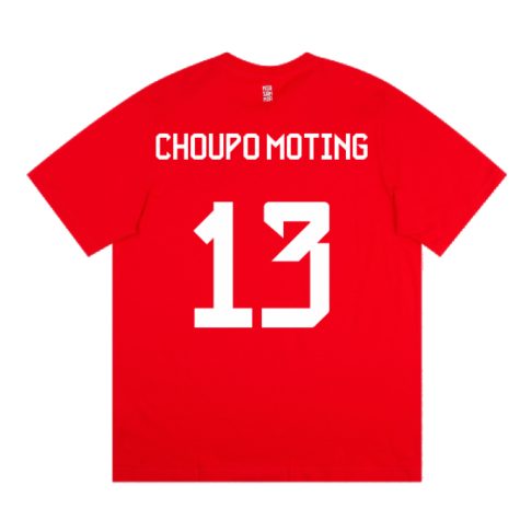 2023-2024 Bayern Munich DNA Tee (Red) (Choupo Moting 13)