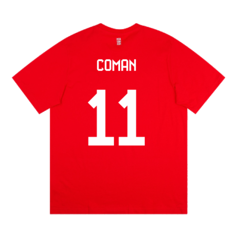 2023-2024 Bayern Munich DNA Tee (Red) (Coman 11)