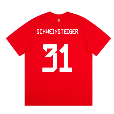 2023-2024 Bayern Munich DNA Tee (Red) (Schweinsteiger 31)