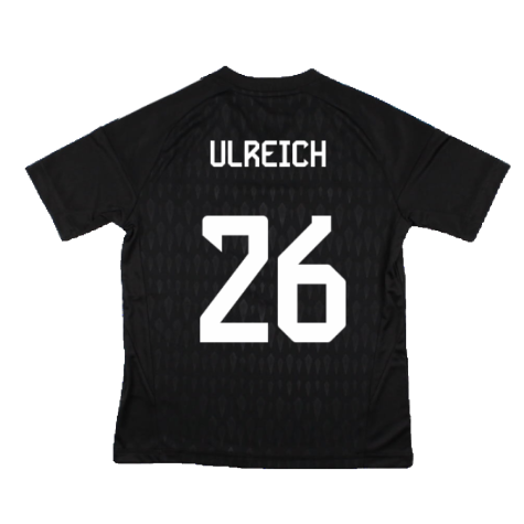 2023-2024 Bayern Munich Goalkeeper Shirt (Black) - Kids (ULREICH 26)