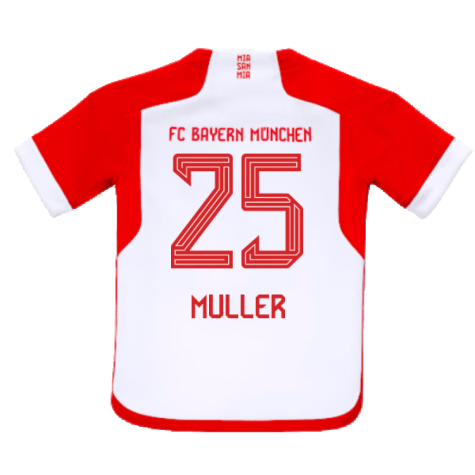 2023-2024 Bayern Munich Home Baby Kit (Muller 25)