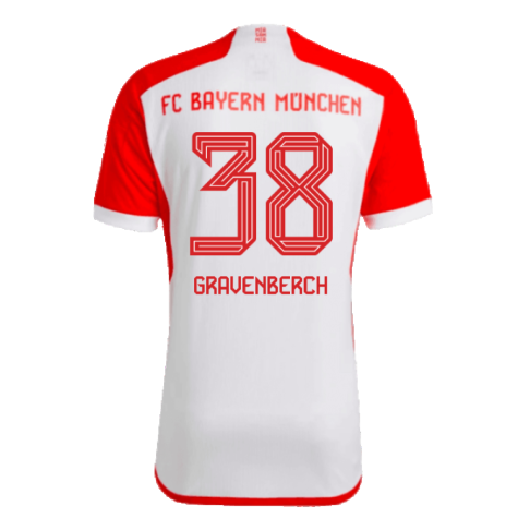 2023-2024 Bayern Munich Home Shirt (Gravenberch 38)