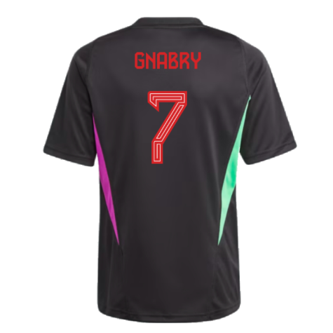 2023-2024 Bayern Munich Training Shirt (Black) - Kids (Gnabry 7)