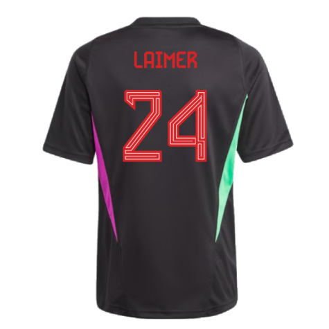 2023-2024 Bayern Munich Training Shirt (Black) - Kids (Laimer 24)