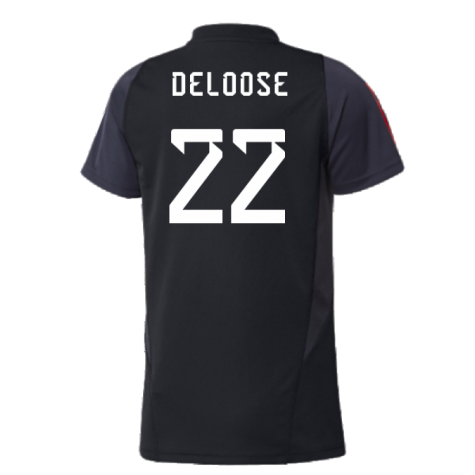 2023-2024 Belgium Training Jersey (Black) - Ladies (Deloose 22)