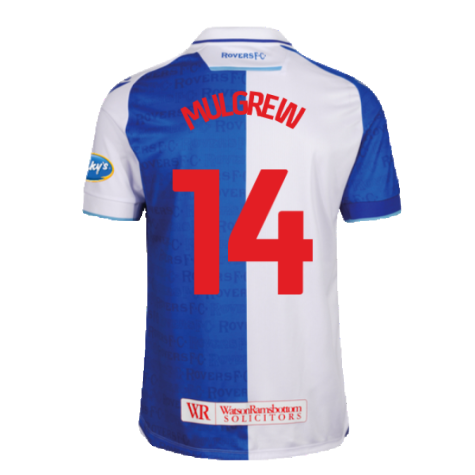 2023-2024 Blackburn Rovers Home Shirt (Mulgrew 14)