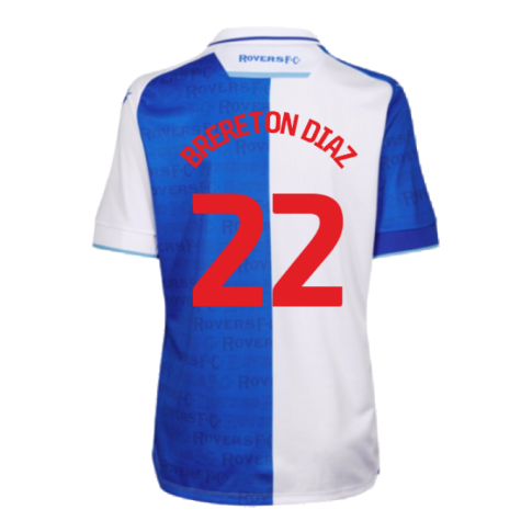 2023-2024 Blackburn Rovers Home Shirt (Womens) (Brereton Diaz 22)