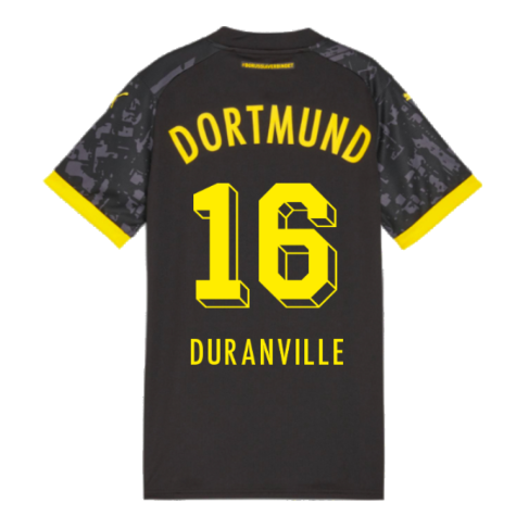 2023-2024 Borussia Dortmund Away Shirt (Ladies) (Duranville 16)