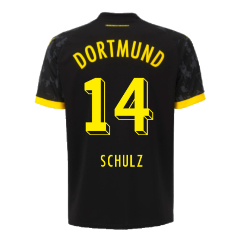 2023-2024 Borussia Dortmund Away Shirt (Schulz 14)