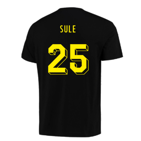 2023-2024 Borussia Dortmund FtblCore AOP Tee (Black) (Sule 25)