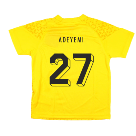 2023-2024 Borussia Dortmund Training Jersey (Yellow) - Kids (Adeyemi 27)