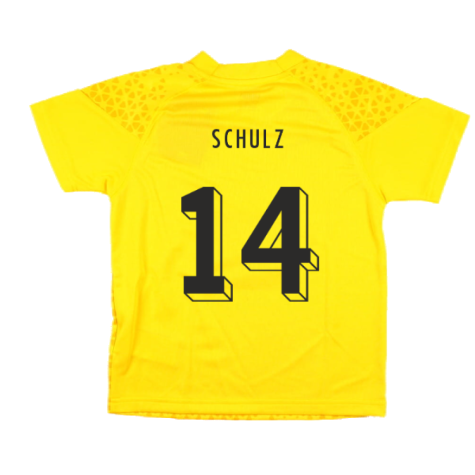 2023-2024 Borussia Dortmund Training Jersey (Yellow) - Kids (Schulz 14)