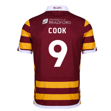 2023-2024 Bradford City Home Shirt (Cook 9)