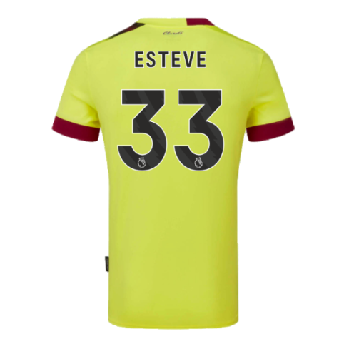 2023-2024 Burnley Away Shirt (Kids) (Esteve 33)