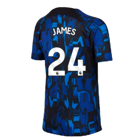 2023-2024 Chelsea Academy Pro Tee (Blue) - Kids (JAMES 24)