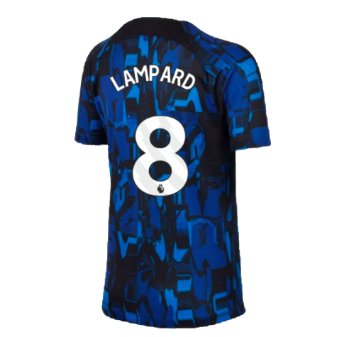 2023-2024 Chelsea Academy Pro Tee (Blue) - Kids (LAMPARD 8)