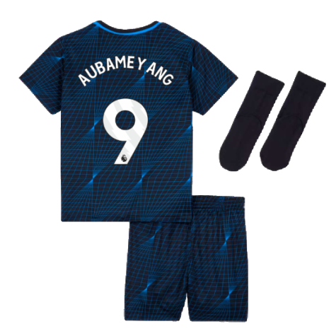 2023-2024 Chelsea Away Baby Kit (AUBAMEYANG 9)