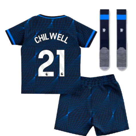 2023-2024 Chelsea Away Mini Kit (CHILWELL 21)