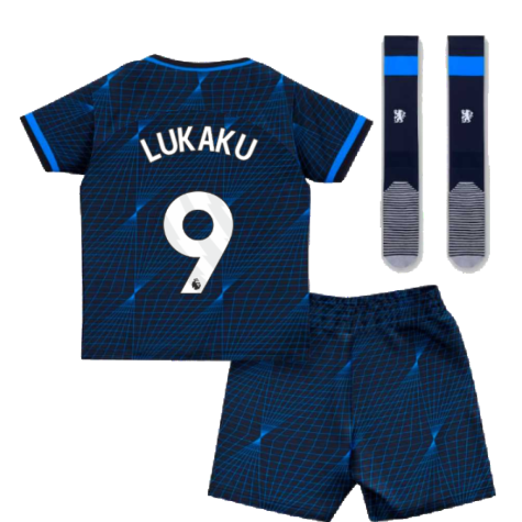 2023-2024 Chelsea Away Mini Kit (LUKAKU 9)