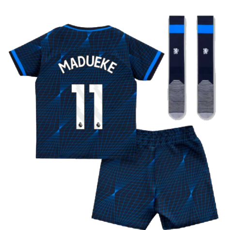 2023-2024 Chelsea Away Mini Kit (MADUEKE 11)