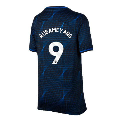 2023-2024 Chelsea Away Shirt (Kids) (AUBAMEYANG 9)