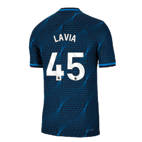 2023-2024 Chelsea Away Shirt (Lavia 45)