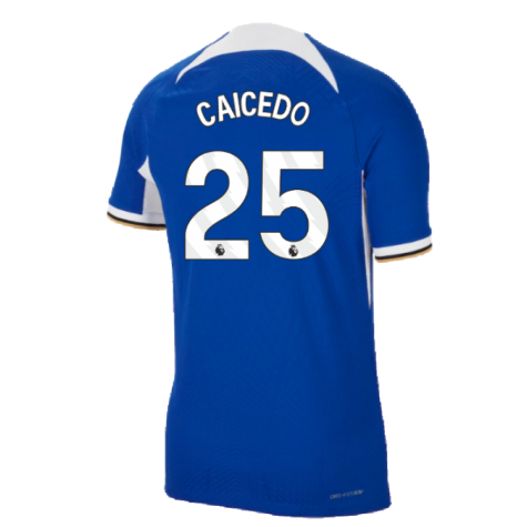 2023-2024 Chelsea Home Authentic Shirt (Caicedo 25)