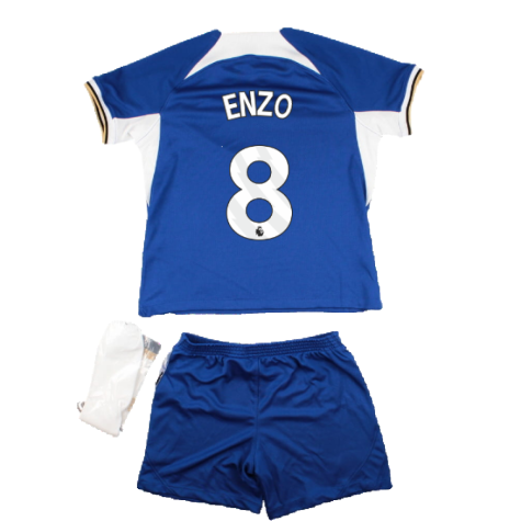 2023-2024 Chelsea Home Little Boys Mini Kit (ENZO 8)