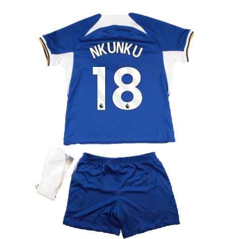 2023-2024 Chelsea Home Little Boys Mini Kit (Nkunku 18)