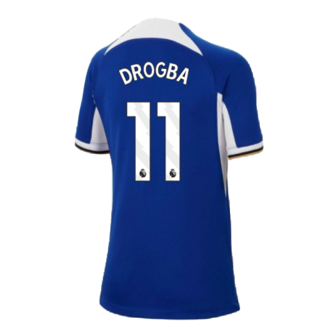 2023-2024 Chelsea Home Shirt (Kids) (DROGBA 11)