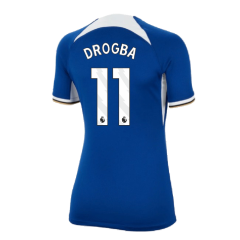 2023-2024 Chelsea Home Shirt (Womens) (DROGBA 11)