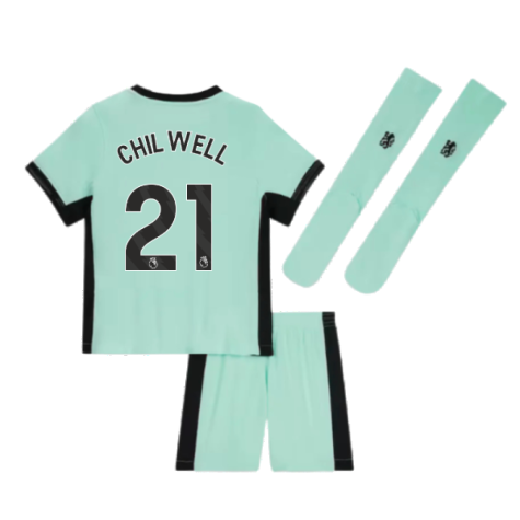 2023-2024 Chelsea Little Boys Third Mini Kit (CHILWELL 21)