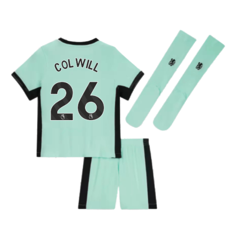 2023-2024 Chelsea Little Boys Third Mini Kit (Colwill 26)