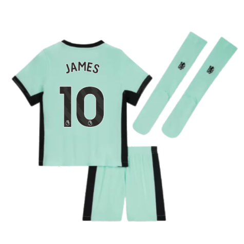 2023-2024 Chelsea Little Boys Third Mini Kit (James 10)