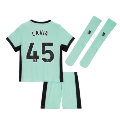 2023-2024 Chelsea Little Boys Third Mini Kit (Lavia 45)