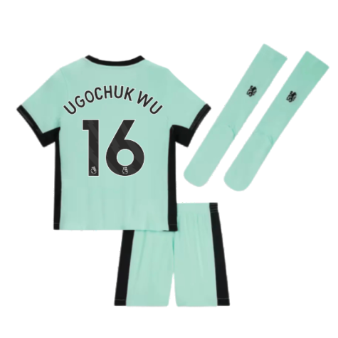 2023-2024 Chelsea Little Boys Third Mini Kit (Ugochukwu 16)