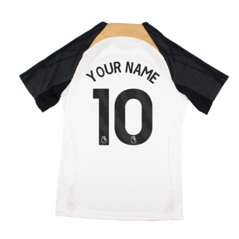 2023-2024 Chelsea Strike Training Shirt (White) (Your Name)