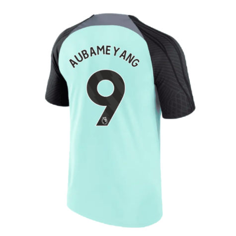 2023-2024 Chelsea Training Shirt (Mint Foam) - Kids (AUBAMEYANG 9)