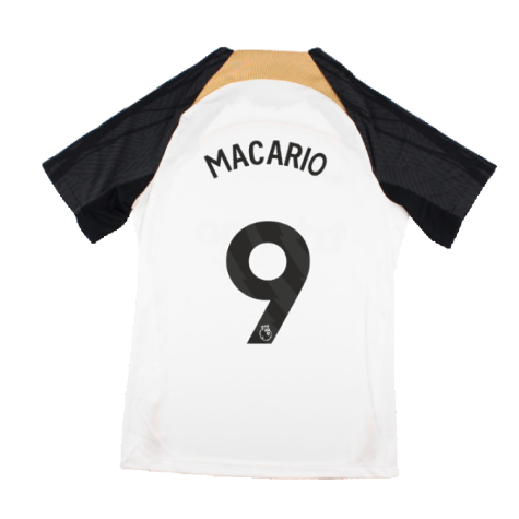 2023-2024 Chelsea Training Shirt (White) - Kids (Macario 9)