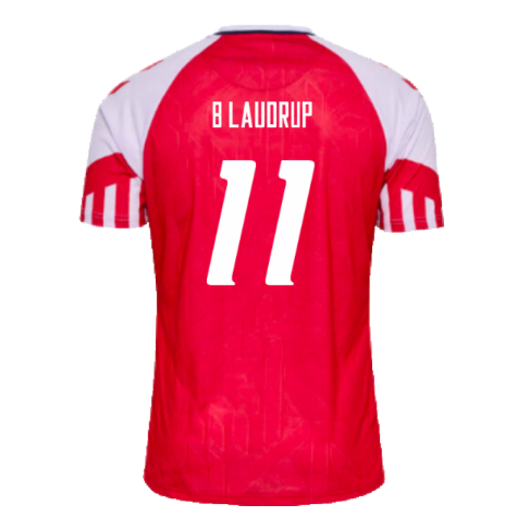 2023-2024 Denmark Home Shirt (B LAUDRUP 11)