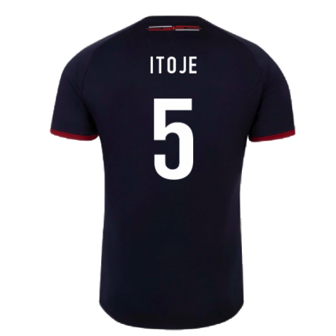 2023-2024 England Alternate Rugby Shirt (Kids) (Itoje 5)