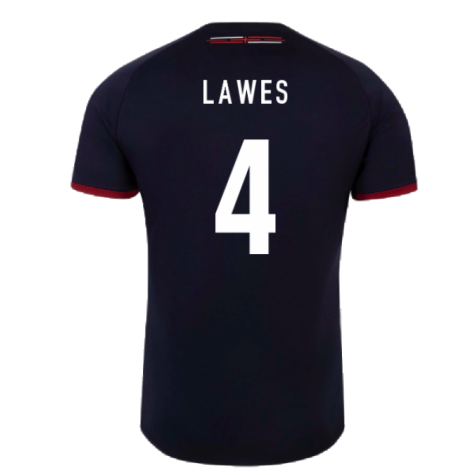 2023-2024 England Alternate Rugby Shirt (Kids) (Lawes 4)