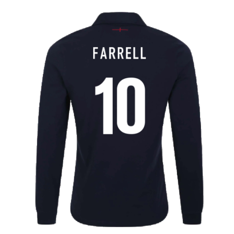 2023-2024 England Rugby Alternate LS Classic Jersey (Farrell 10)