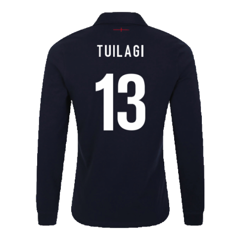 2023-2024 England Rugby Alternate LS Classic Jersey (Kids) (Tuilagi 13)