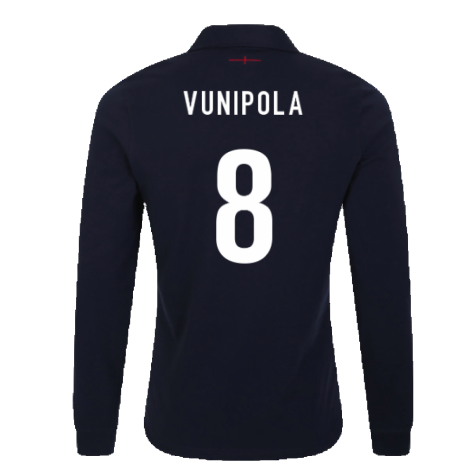 2023-2024 England Rugby Alternate LS Classic Jersey (Kids) (Vunipola 8)