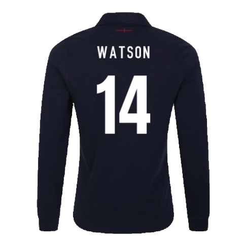 2023-2024 England Rugby Alternate LS Classic Jersey (Kids) (Watson 14)