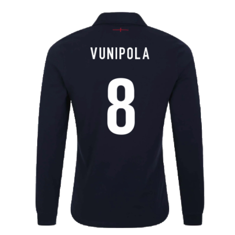 2023-2024 England Rugby Alternate LS Classic Jersey (Vunipola 8)